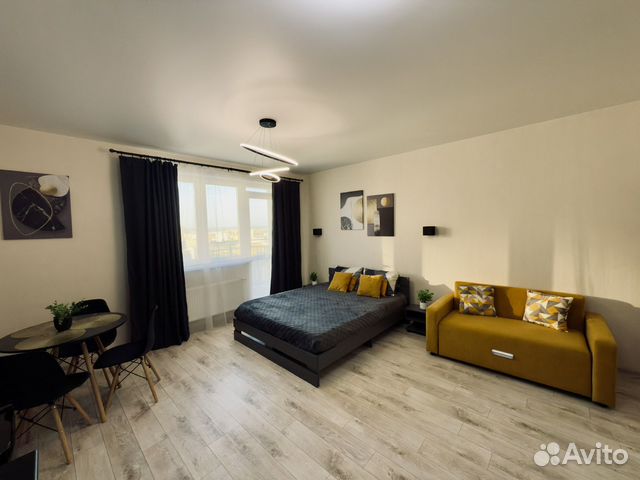 

Квартира-студия, 33 м², 2 кровати