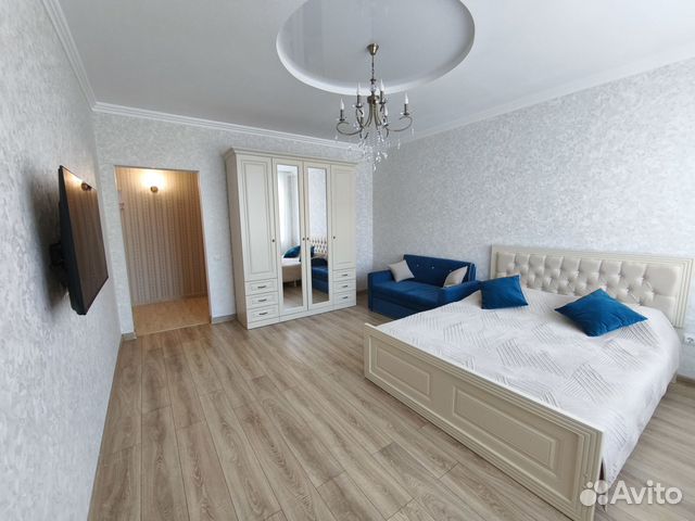 

1-к. квартира, 43 м², 2 кровати