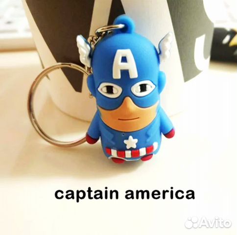 3D брелок - Капитан Америка