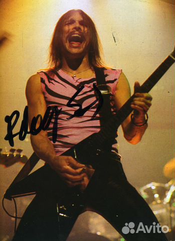 Программа 1980 Scorpions с автографом Р. Шенкера