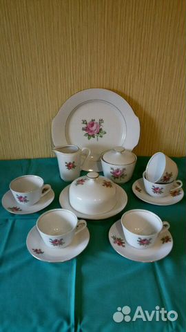Сервиз чайный kahla фарфор гдр из СССР (15 пред)