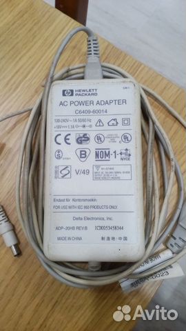 Блок питания для принтера HP, ноутбука 18V, 1.1А Блок питания для принтера HP, ноутбука 18V, 1.1А