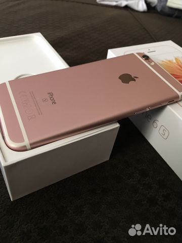 Розовое золото iPhone 6s