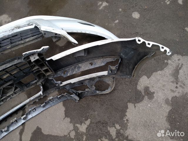 Audi Q7 4L бампер передний рестайлинг