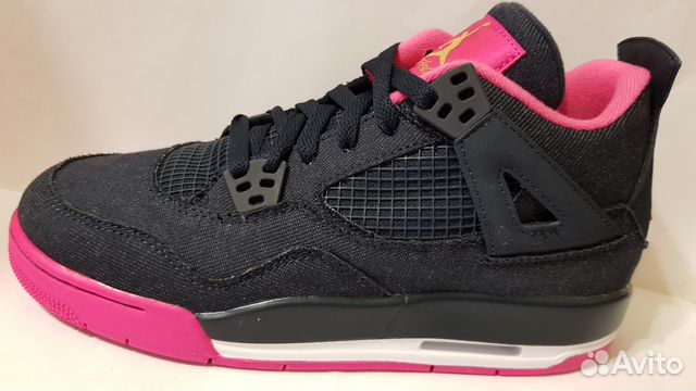 Nike Air Jordan 4 ретро (GG) 3.5-6.5Y 487724-408