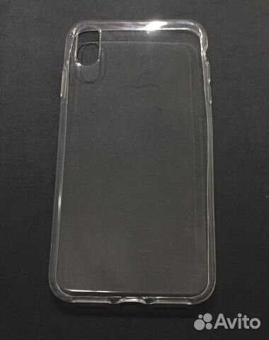 Чехол iPhone Xs Max Силикон 1.0 mm Прозрачный Макс