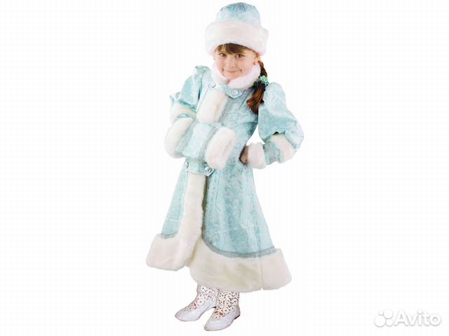 Новогодний костюм Снегурочка Княжеская детский