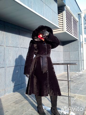 Шуба женская мутоновая