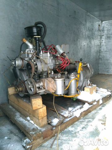Двигатель судовой М 70 спэ-3,5 (газ-52) с реверс-р