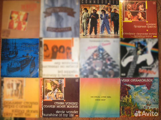 Пластинки винил vinyl LP российские и зарубежные