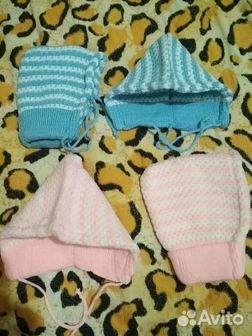 Шапочки для грудничков новые