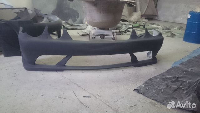 Бампер w208 передний на мерседес Mercedes Benz CLK Бампер w208 передний на мерседес Mercedes Benz CLK