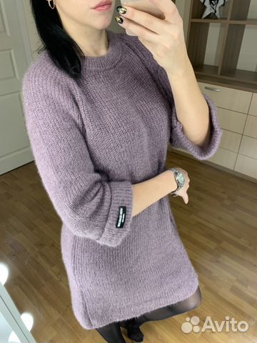 Вязаное платье