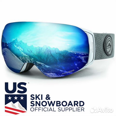 Новая USA WildHorn Outfitters Roca Ski Goggles Новая USA WildHorn Outfitters Roca Ski Goggles