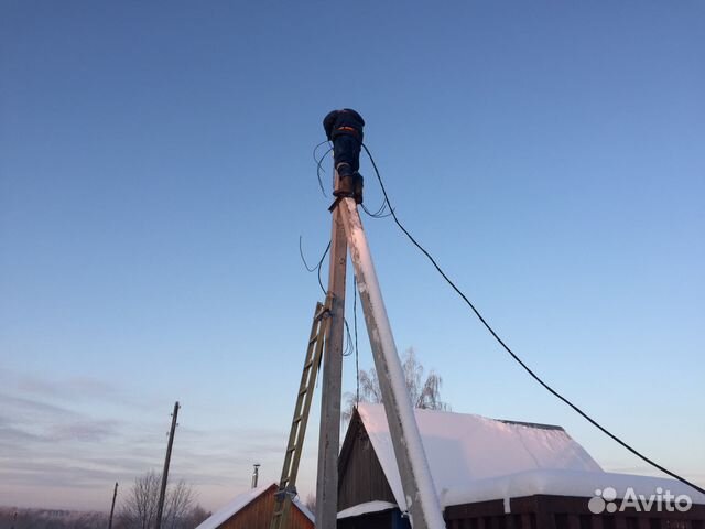 Установка (монтаж) опор (столбов) сип,вл,счётчиков