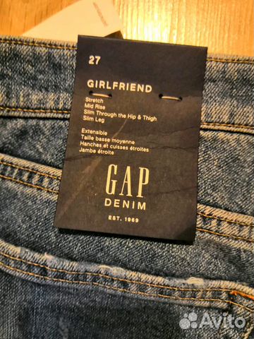 Новые джинсы Girlfriend GAP Новые джинсы Girlfriend GAP