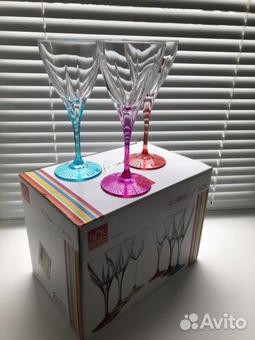 Бокалы фужеры Италия новые