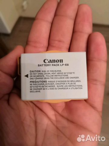 Акумулятор на Canon LP E8 550D/600D/650D/700/750