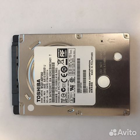 Жёсткий диск для ноутбука Toshiba 500gb 2.5 500гб