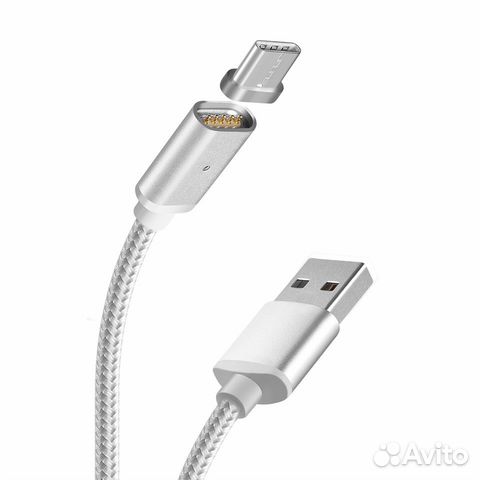 USB кабель магнитныйhoco U16 1,2м Gold