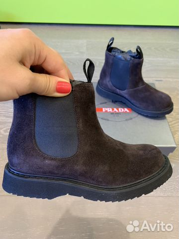 Новые полуботиночки prada(оригинал) -28 р.(18.7 см Новые полуботиночки prada(оригинал) -28 р.(18.7 см