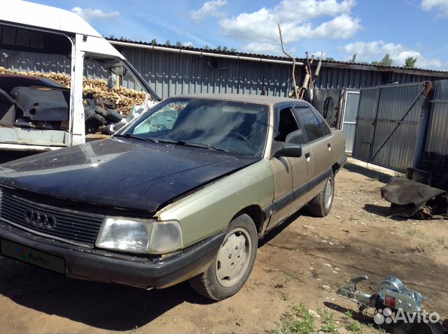 Audi 100 2.3 МТ, 1988, битый, 230 000 км