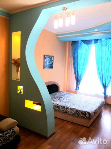 

1-к. квартира, 45 м², 2 кровати