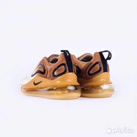 Кроссовки Air Max 720, золотой, черный, размер 42 Кроссовки Air Max 720, золотой, черный, размер 42