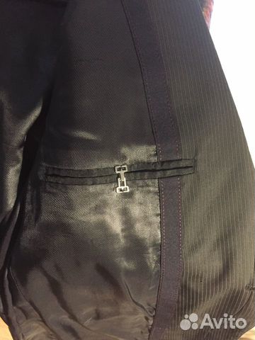 Пиджак zara MEN чёрный в мелкую полоску р. 44-46 Пиджак zara MEN чёрный в мелкую полоску р. 44-46