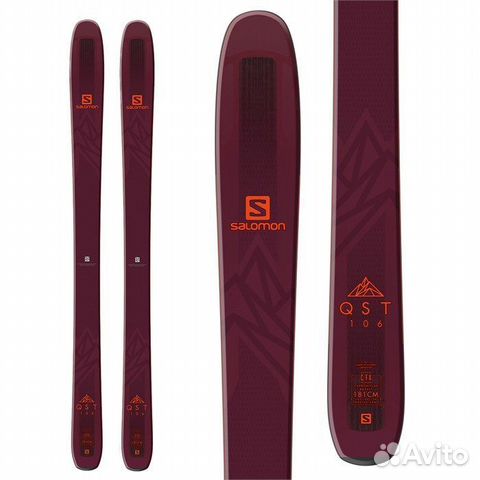 Новые г/лыжи Salomon N QST 106 FW19 174.181см Новые г/лыжи Salomon N QST 106 FW19 174.181см