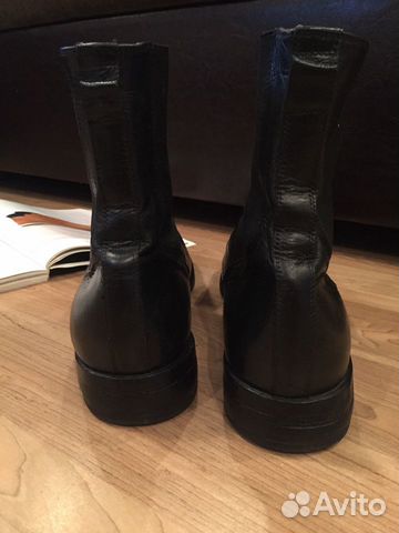 Чёрные мужские полусапоги Rocco P. (оригинал) Чёрные мужские полусапоги Rocco P. (оригинал)