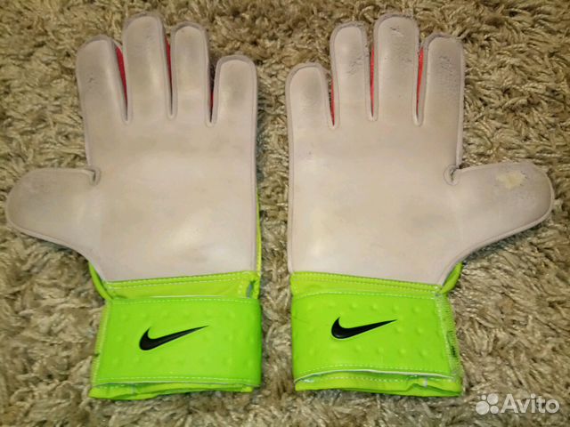 Вратарские перчатки nike мужские, размер 9