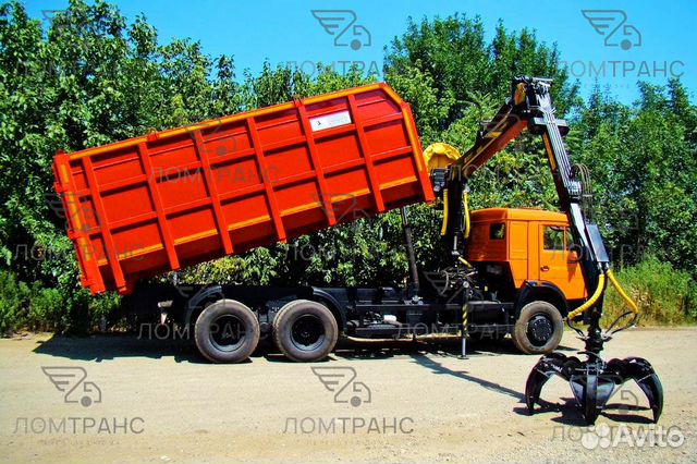 Ломовоз. Аренда ломовоза. Вывоз черного лома