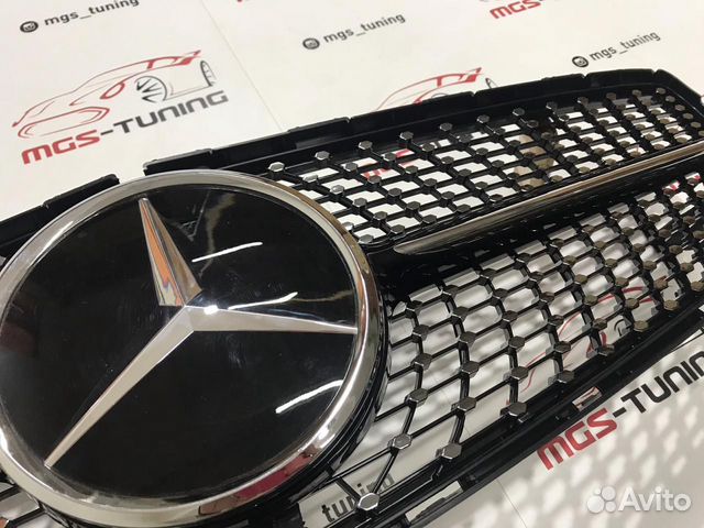 Решетка A-Class w176 Diamond black 15-18 Дистроник Решетка A-Class w176 Diamond black 15-18 Дистроник