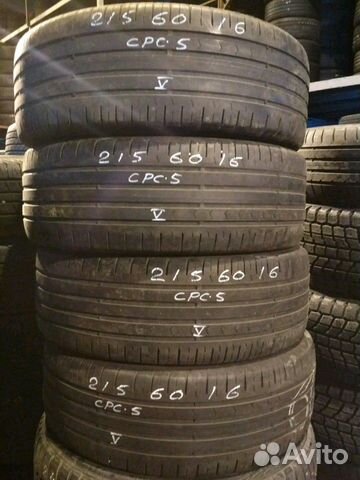 215 60 16 4шт б/у ContiPremiumContact 5