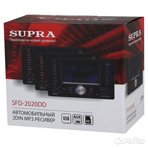 Автомагнитола supra 2020DD(Новый в упаковке) Автомагнитола supra 2020DD(Новый в упаковке)