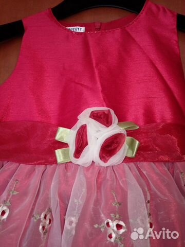 Красивое красное платье для девочки Тайланд р. 110 Красивое красное платье для девочки Тайланд р. 110
