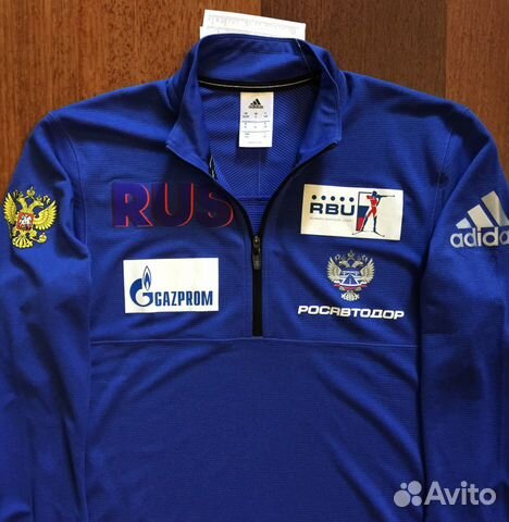 Спортивный лонгслив кофта adidas Сборной России