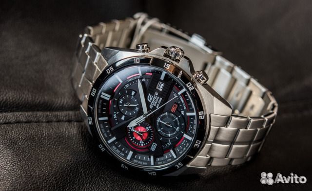 Новые мужские часы хронограф casio EFR-556DB-1A