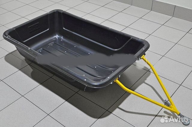 Сани-волокуши С7 обвязкой накладками снегохода