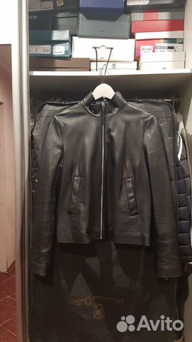 Кожаная куртка черная massimo dutty Кожаная куртка черная massimo dutty