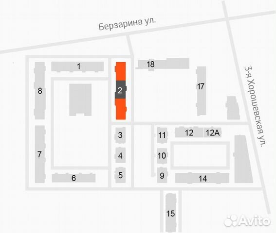 1-к квартира, 46.8 м², 18/22 эт.