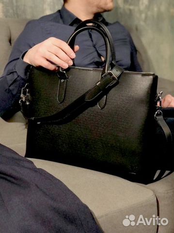 Кожаный портфель Louis Vuitton