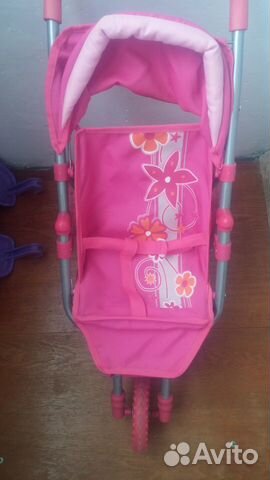 Коляска для кукол, металл Коляска для кукол, металл