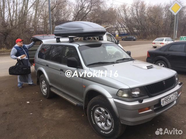 Багажник на крышу Mitsubishi Pajero Sport аэро Багажник на крышу Mitsubishi Pajero Sport аэро