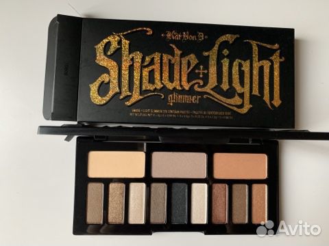 Shade AND light glimmer Палетка теней kat von d Но