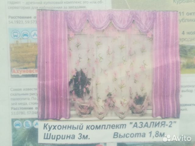 Шторы для кухни 