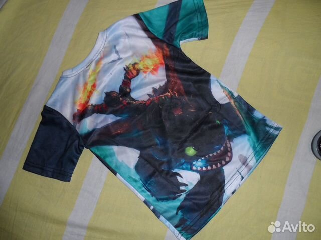 Футболка Как приручить дракона Новая