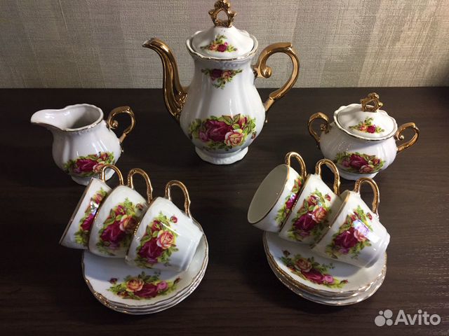Сервиз кофейный (фарфор) Япония Сервиз кофейный (фарфор) Япония