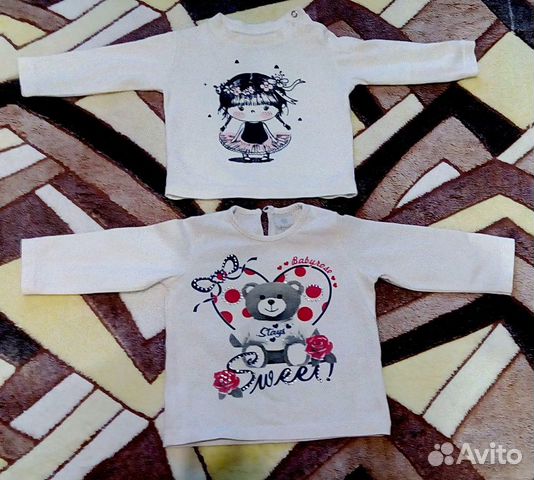 Пакет одежды на девочку размер 74